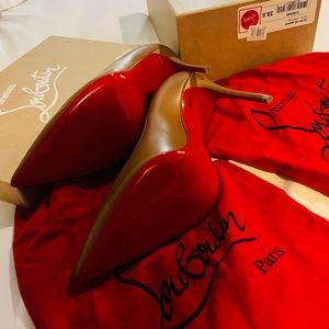 Christian Louboutin 'Decollete' Pointy Toe Pump Size 39.5